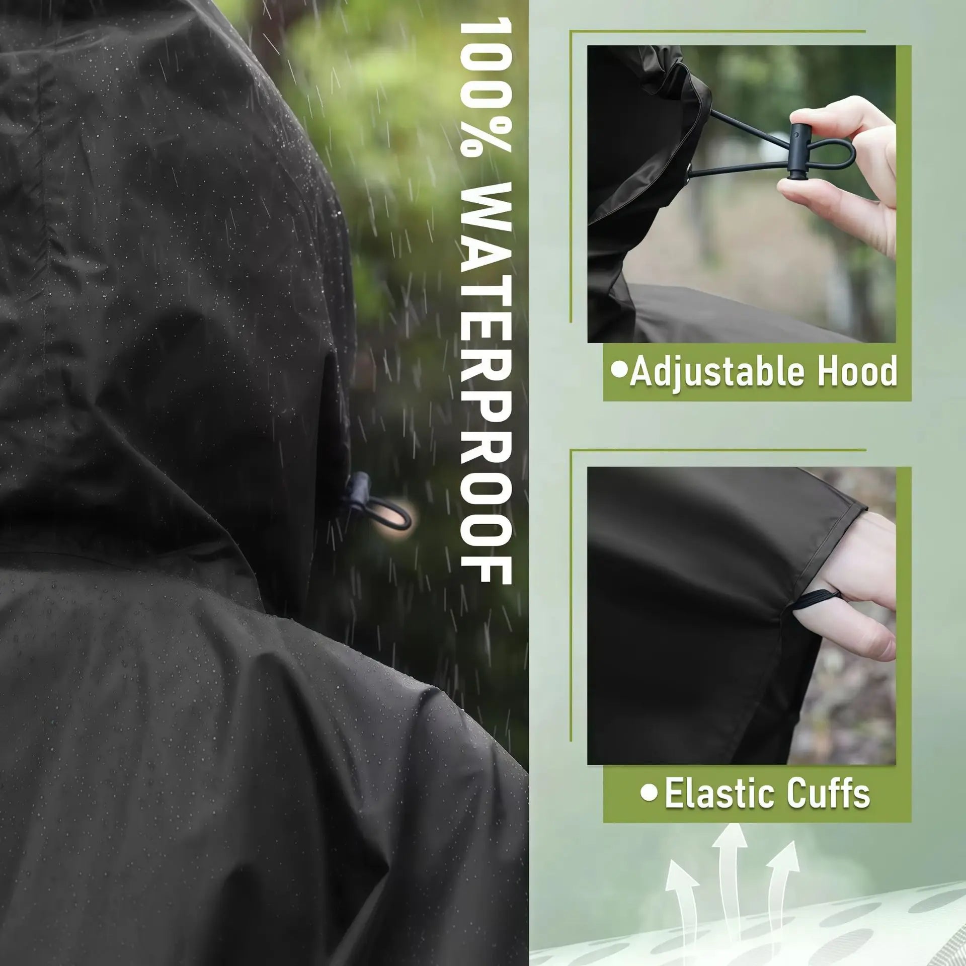 Poncho De Pluie Impermeable