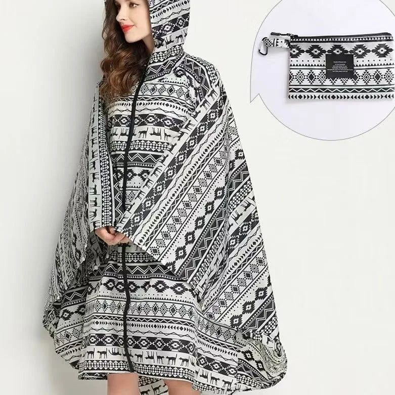 Poncho Imperméable Femme