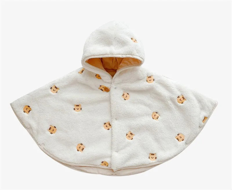 Poncho Bébé Polaire Lapin