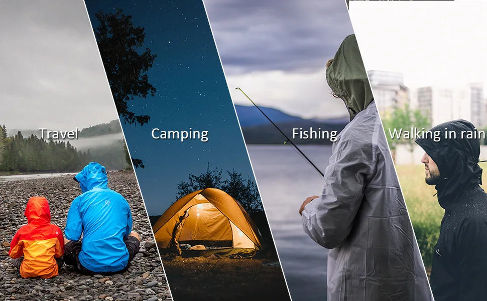 Poncho de Pluie Multifonction 3-en-1