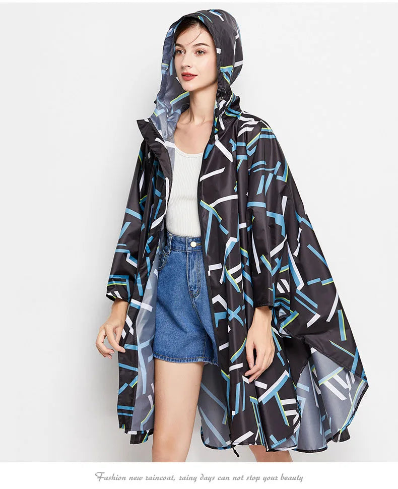 Poncho Imperméable Femme