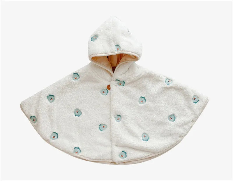 Poncho Bébé Doux écureuil