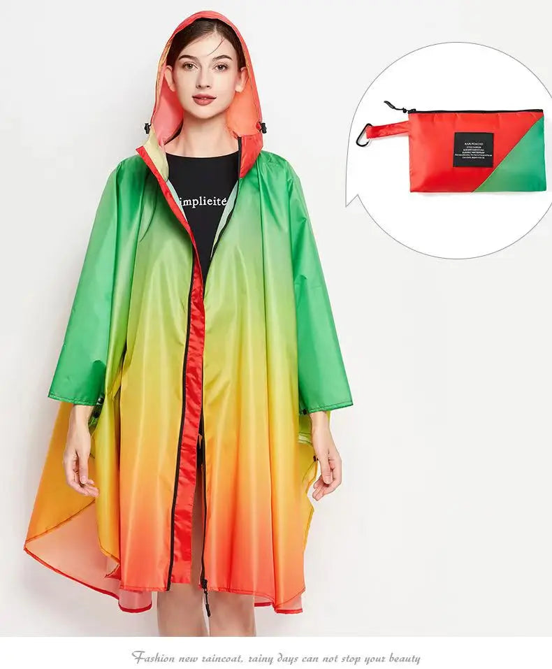 Poncho Imperméable Femme