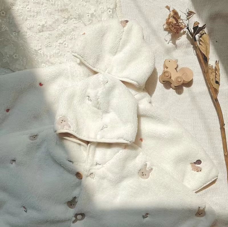 Poncho Polaire Bébé Dinosaure